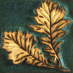 Decorative Tiles of Leaves